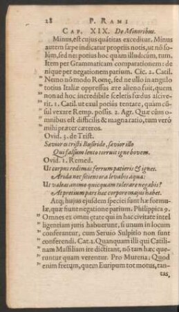 Cap. XIX. De Minoribus.