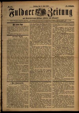 Ausgabe vom Freitag, den 09. Juli 1897.