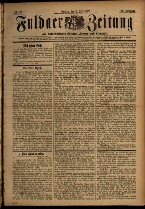 Ausgabe vom Freitag, den 09. Juli 1897.