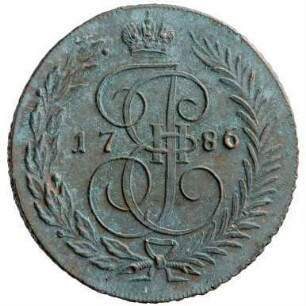 Münze, 2 Kopeken, 1786