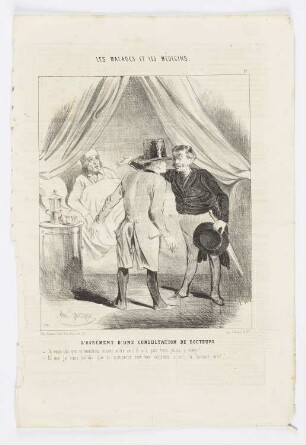 L’agrément d’une consultation de docteurs, Blatt 11 der Folge "Patienten und Ärzte"