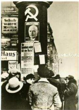 Wahlwerbung der KPD zur Reichspräsidentenwahl 1932
