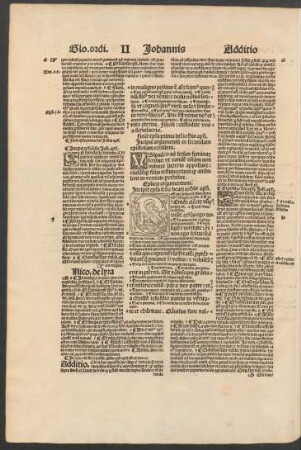 Incipit epistola secunda beati iohannis apostoli.