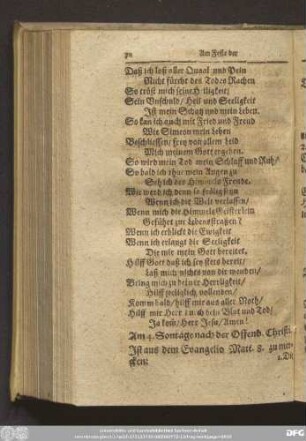 Am 4. Sontage nach der Offenb. Christi.