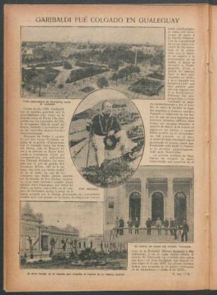 Garibaldi fué colgado en Gualeguay
