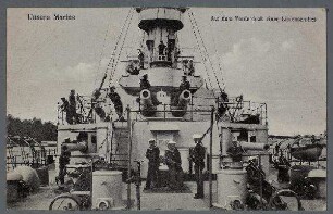Kriegsmarine - Vordeck eines Linienschiffes