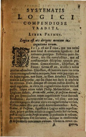 Systema Logicae minus
