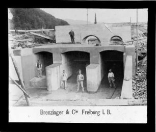 Turbinenbau der Firma Brenzinger & Cie.