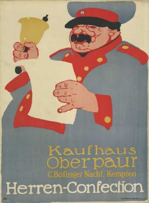 Kaufhaus Oberpaur Herren-Konfektion