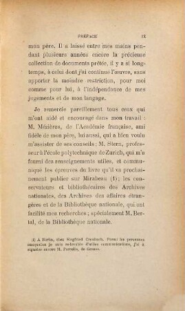 Les Mirabeau : nouvelles études sur la société française au XVIIIe siècle, 3