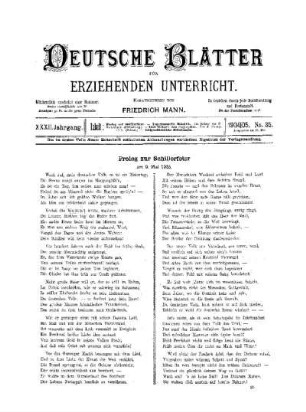 Prolog zur Schillerfeier : am 9. Mai 1905