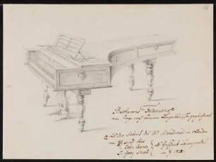 [Bildnis Konzertflügel von Ludwig van Beethoven]