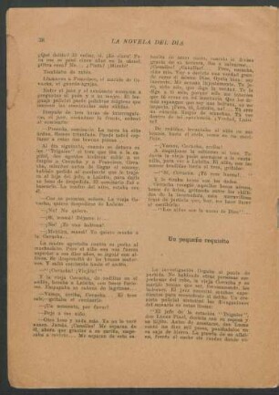 Un pequeño requisito