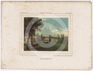 Ansicht von Schloss Baranowitz