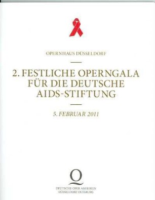 2. Festliche Operngala für die Deutsche Aids-Stiftung