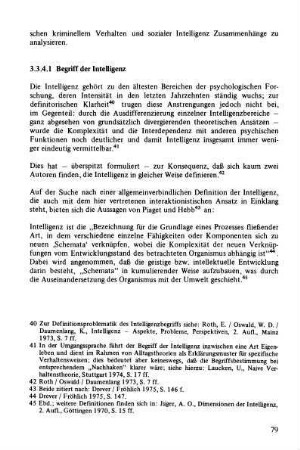 3.3.4.1 Begriff der Intelligenz
