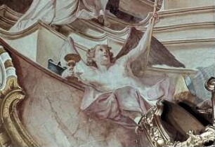 Maria als Fürbitterin vor der Dreifaltigkeit
