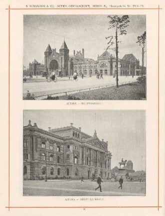 Altona - Hauptbahnhof ; Altona - Neues Rathhaus