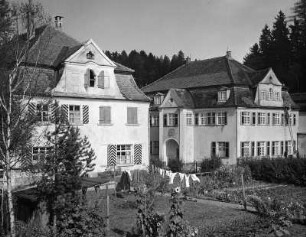 Leutkirch (Kreis Ravensburg). Furttenbachsches Schlößchen Hummelsberg. Pächterhaus (1755)