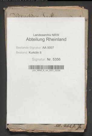 Gesuche der Vergolder, Lackierer und Anstreicher zu Bonn um Errichtung einer Zunft