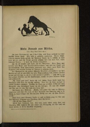 Mein Freund aus Afrika.
