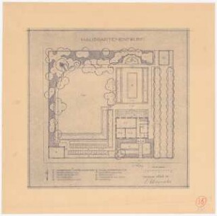 Hausgarten: Grundriss 1:200