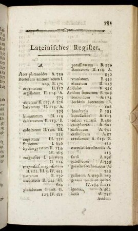 Lateinisches Register