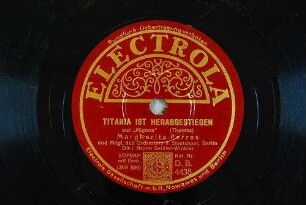 Titania ist herabgestiegen : aus "Mignon" / (Thomas)