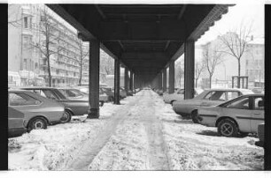 Kleinbildnegative: Hochbahn, Bülowstraße, 1979