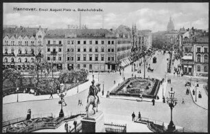 Straßenbahnverkehr Hannover, Ernst August -Platz u. Bahnhofstraße