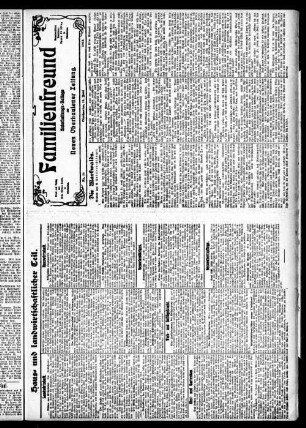 Familienfreund. 1912-1917