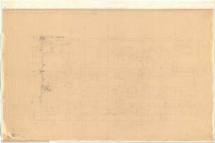 Troost, Paul Ludwig; München, Arcisstr. 12; Führerbau der NSDAP - Nord-Westteil, Fundamente und KanäleAnlage (Grundriss)