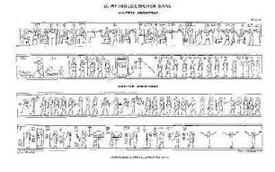 Tafel 37. D. Mythologischer Saal. Zweiter Architrav. Dritter Architrav