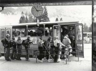 Busse für Skitouristen in Bad Hofgastein