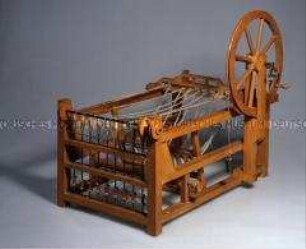 Modell der Spinnmaschine "Spinning Jenny", der ersten industriellen Spinnmaschine
