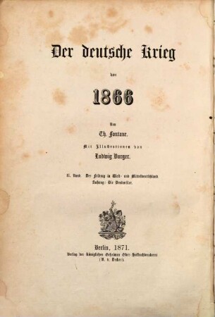 Der deutsche Krieg von 1866, 2