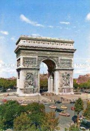 Der Arc de Triomphe in Paris