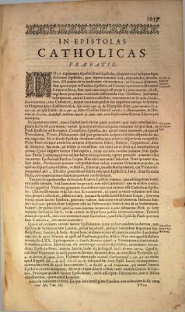 Dn. Gvil. Estii SS. Theol. Doct. Commentariorvm In Omnes Canonicas Apostolorvm Epistolas, Tomus ..., Tertius