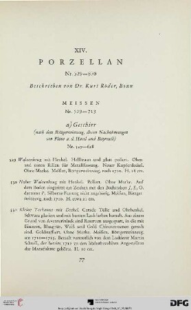 Meissen (Nr. 529-713)