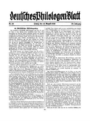 44. Westfälischer Philologentag
