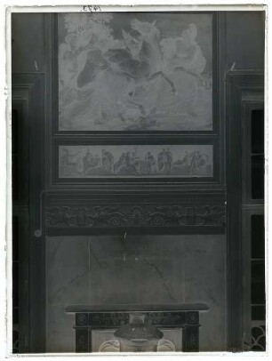 Wanddetail mit Malerei, Abendroth-Haus, Hamburg