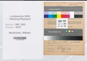 Entnazifizierung Wilhelm Neukirchen, geb. 08.01.1895 (Landwirt)