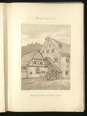 Wirthschaftsgebäude des Klosters Hirsau.