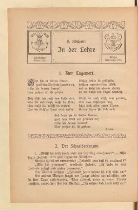 II. Abschnitt In der Lehre