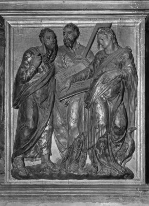 Die Apostel Bartholomäus, Thomas und Johannes