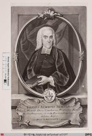 Bildnis Johann Albrecht Bengel