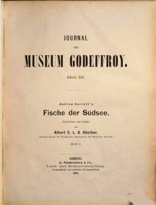 Journal des Museum Godeffroy : geographische, ethnographische und naturwissenschaftliche Mitteilungen, 2. 1873/75 = H. 3 [u.] 5 [u.] 7 [u.] 9