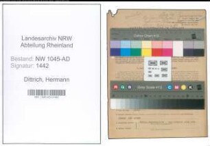 Entnazifizierung Hermann Dittrich , geb. 01.05.1893 (Beamter)