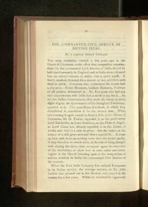 The Covenated Civil Service of British India.