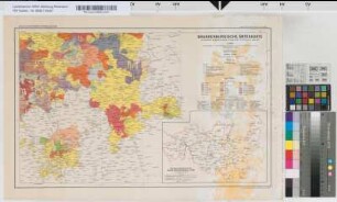Politische Karten, Karte Nr. 2: Brandenburgische Ämterkarte - Der Grundbesitz der brandenburgischen Domänenämter und Kämmereien im Jahre 1800, Blatt 4